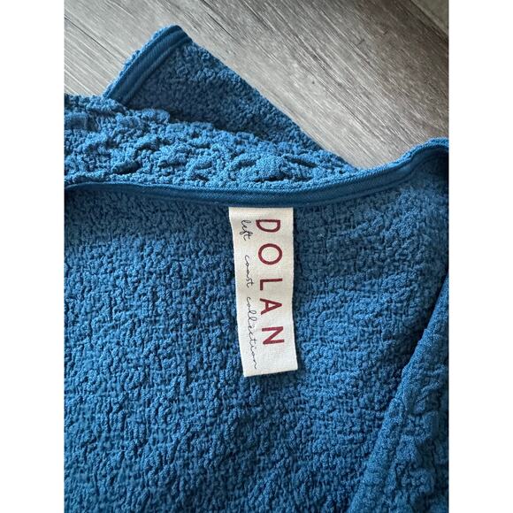 Dolan Anthro Left Coast Collection Blue Textured Knit Duster Cardigan Small - Picture 9 of 9